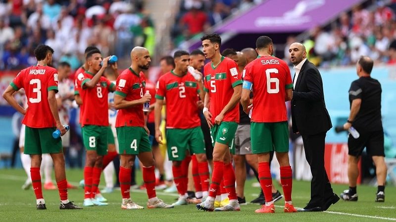 Maroc luôn ra sân với đội hình rất thấp